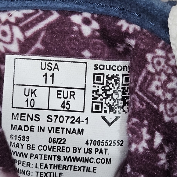 Saucony Shadow 6000Northern Soul Paisley Size 11 - Picture 4 of 9